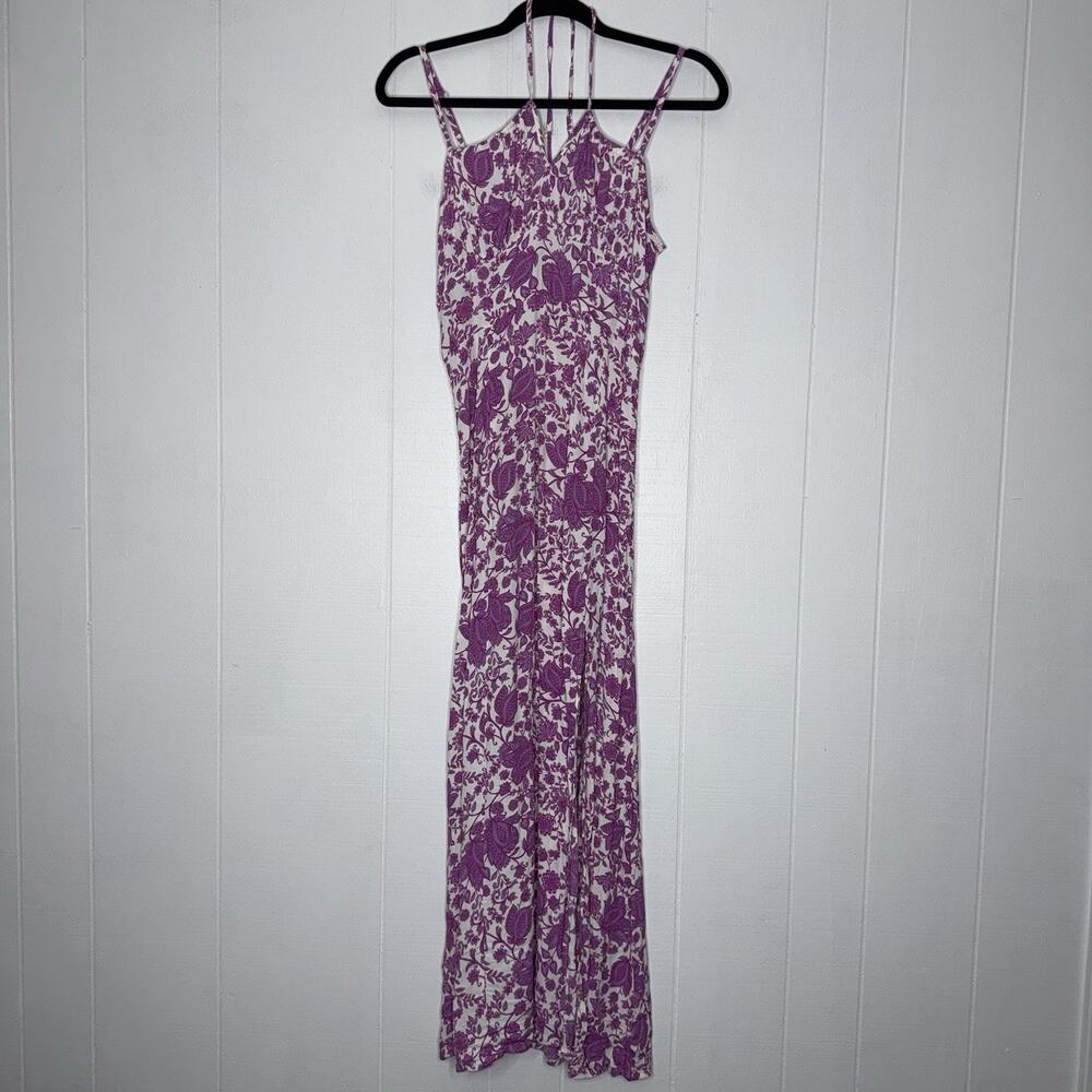 Villa 19 Boutique Women’s Floral Maxi Dress Purple Size Medium